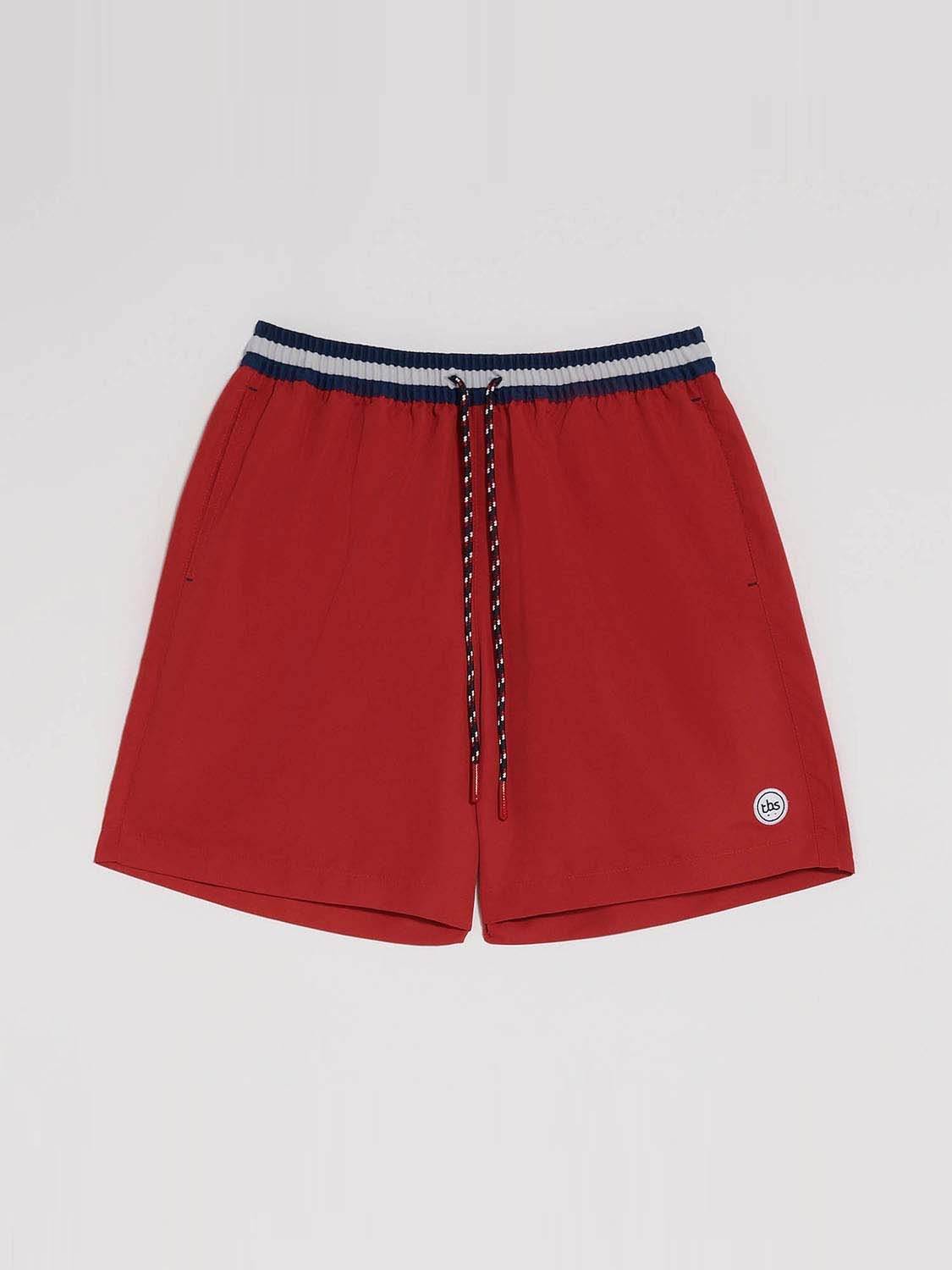 Short de bain Recyclé Rouge - 1