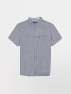 Chemise Homme Manches Courtes Coton Bleu - 6