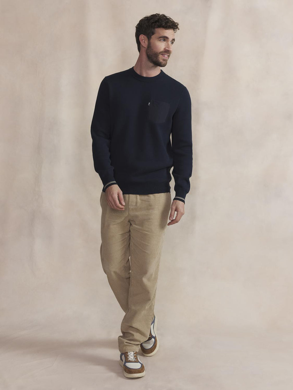 Pull Homme Marine AURENRON - 2